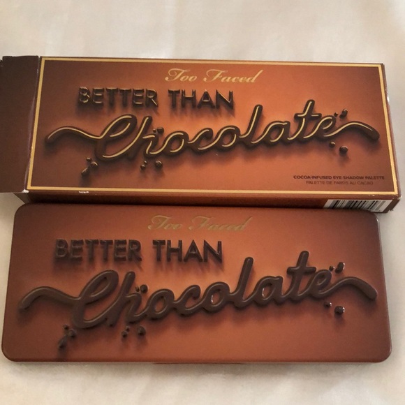 Too Faced Better Than Chocolate Cocoa-Infused 18 Pan Eyeshadow Palette 19.8g NIB - Picture 2 of 15